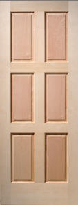 Contemporary 6 Panel Doors